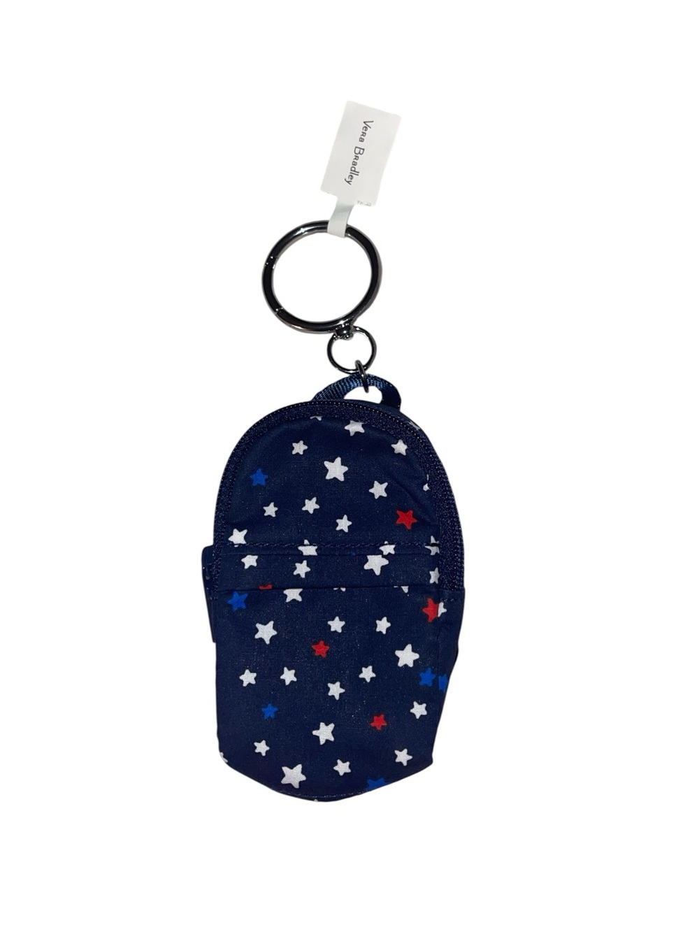 VERA BRADLEY STAR PRINT MINI BACKPACK KEYCHAIN BAG CHARM
